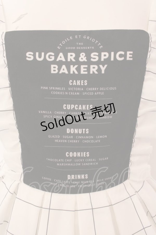 画像2: Etoile et Griotte / SUGAR & SPICE BAKERYワンピース  シロ×クロ O-25-01-28-014-LO-OP-IG-OS (2)