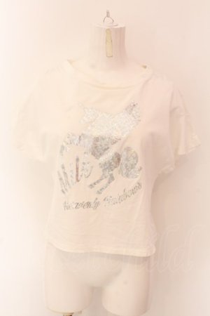 画像: MILK / ユニコーンpt Tシャツ  シロ O-25-01-29-003-ML-TS-IG-OS