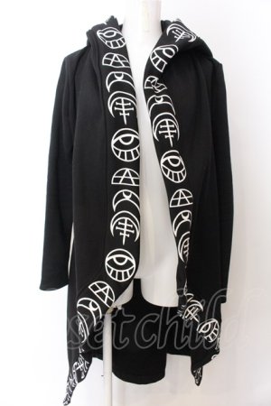 画像: Restyle / ALL SEEING MOON HOODIE S ブラック O-25-01-30-019-GO-TO-OW-OS