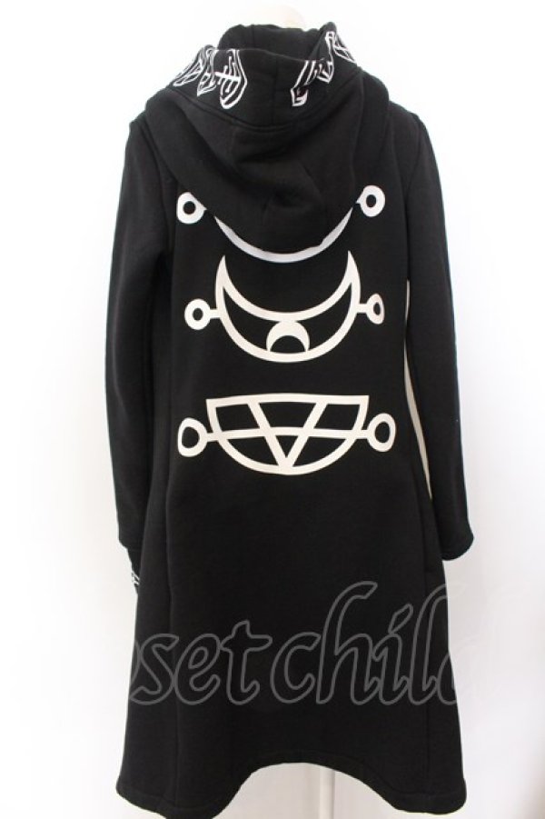 画像3: Restyle / ALL SEEING MOON HOODIE S ブラック O-25-01-30-019-GO-TO-OW-OS (3)