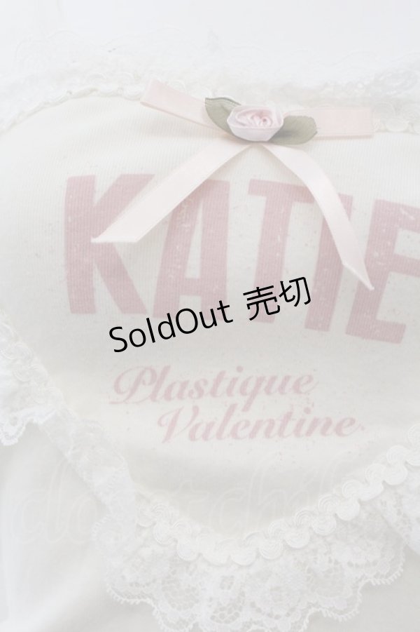 画像2: Katie / フリルハートパフTシャツ  アイボリー O-25-01-31-2020-LO-TO-IG-OS (2)