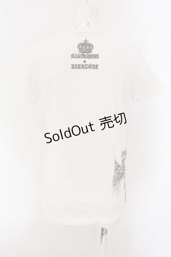 画像3: ALGONQUINS / AKIRA(DISACODE)コラボTシャツ 1 ホワイト O-25-02-08-057-AL-TO-OW-OS (3)