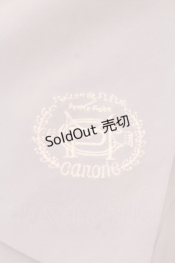 画像2: Maison de FLEUR Petite Robe canone / さんかくレースのお願いワンピース S サックス O-25-02-15-036-EL-OP-OW-OS (2)