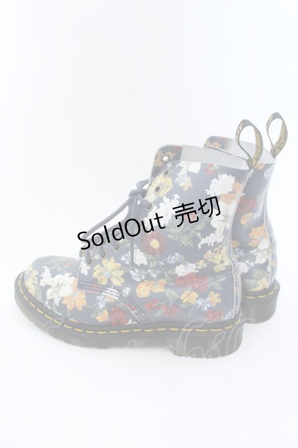 画像2: Dr.Martens （Getta Grip） / DARCY FLORAL 1460 PASCAL　8ホールブーツ UK3 ネイビー系 O-25-02-16-054-PU-SH-OW-OS (2)