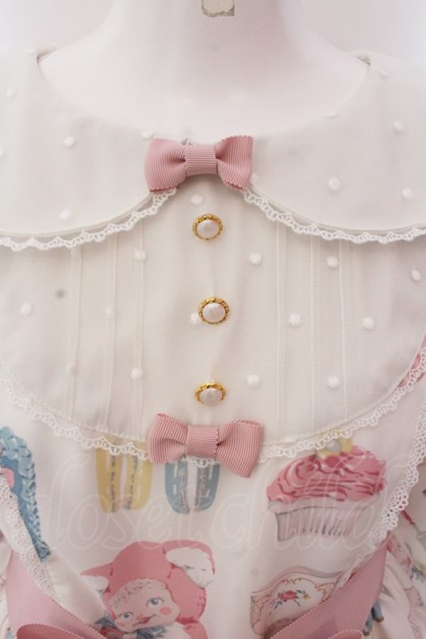 画像2: Angelic Pretty / Doll's Tea Partyワンピース  オフ O-25-02-24-031-AP-OP-OW-OS (2)