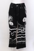 画像1: DimMoire / Deco Denim Pants　デニムパンツ M ブラック×ホワイト O-25-02-24-002-GO-PA-OW-OS (1)