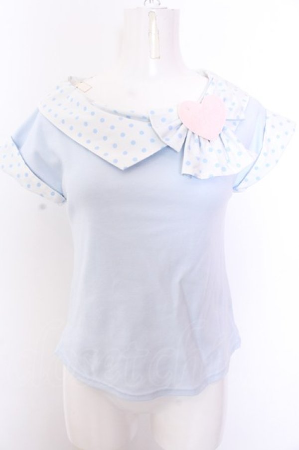 画像1: Angelic Pretty / Milkshakeカットソー  サックス O-25-02-26-032-AP-TO-OW-OS (1)