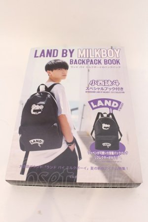 画像: LAND by MILKBOY / LAND BY MILKBOY BACKPACK BOOK バックパック ブック  ブラック O-25-03-17-094-MB-BG-IG-OS