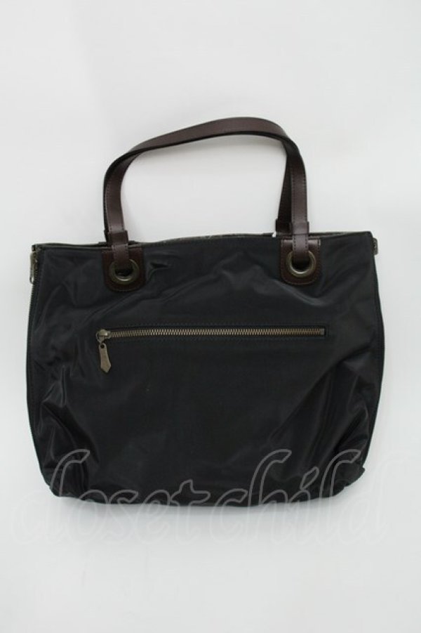 画像2: Jean Paul GAULTIER / BAGVサイバーリバーシブルトート  黒ｘ玉虫 S-24-02-12-026-GO-BG-AS-ZS (2)