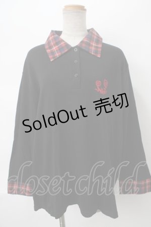画像: NieR Clothing / 切り替えシャツ  黒 S-24-04-29-021-PU-BL-AS-ZY