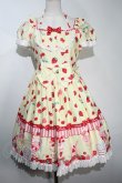 画像1: Angelic Pretty / Strawberry Parlouｒワンピース  イエロー S-24-05-17-057-AP-OP-AS-ZS (1)