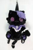 画像1: NieR Clothing / ぬいぐるみリュック【BLACK CAT】  黒 S-24-06-15-018-PU-BG-UT-ZS (1)