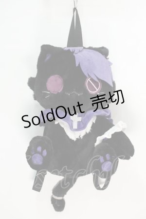 画像: NieR Clothing / ぬいぐるみリュック【BLACK CAT】  黒 S-24-06-15-018-PU-BG-UT-ZS