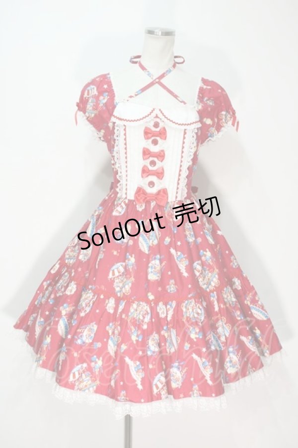 画像1: Angelic Pretty / Candy Fun Fairワンピース  赤 S-24-06-15-043-AP-OP-UT-ZS (1)