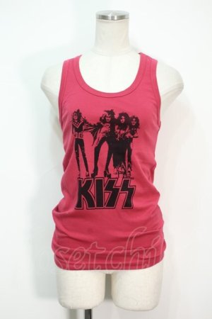 画像: HYSTERIC GLAMOUR / KISS　タンクトッフ゜  ピンク S-24-06-22-012-PU-TO-AS-ZS