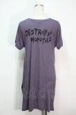 画像2: HYSTERIC GLAMOUR / DESTROY ALL MONSTERS　カットソー  紫 S-24-06-22-031-PU-TO-AS-ZS (2)