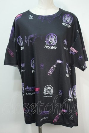 画像: MILKBOY / TOPAYMMYコラボTシャツ  黒 S-24-06-24-059-MB-TO-AS-ZS