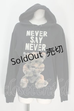 画像: MILKBOY / NEVER SAY NEVERパーカー  黒 S-24-07-01-058-MB-TO-UT-ZY