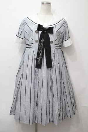 画像: Angelic Pretty / Sophie Marineワンピース  紺 S-24-07-23-2069-AP-OP-UT-ZS