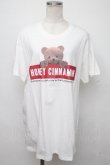 画像1: Honey Cinnamon / TOPベアプリントTシャツ  オフ S-24-08-05-003-LO-TO-UT-ZS (1)