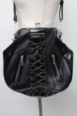 画像1: KILL STAR / レザーがま口2wayBAG  黒 S-24-08-22-021-SL-BG-AS-ZS (1)