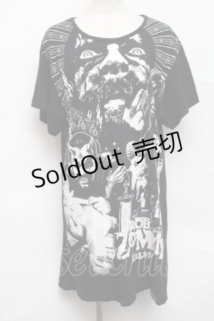 画像: KILL STAR / ROB ZOMBIE半袖Tシャツ  黒 S-24-09-01-054-SL-TO-AS-ZS