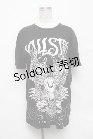 画像: KILL STAR / pt Tシャツ  黒 S-24-09-01-056-SL-TO-AS-ZS