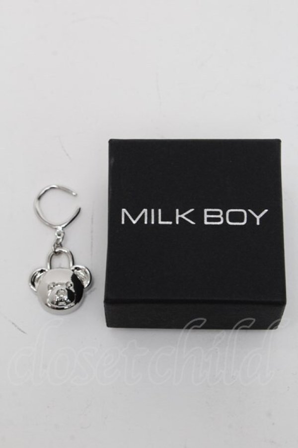 画像2: MILKBOY / Padlock Bearイヤーカフ  シルバー S-24-09-07-009-MB-AC-AS-ZS (2)