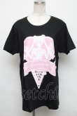 画像1: Q-pot. / セーラームーンTシャツ  黒 S-24-09-09-042-QP-TS-AS-ZS (1)