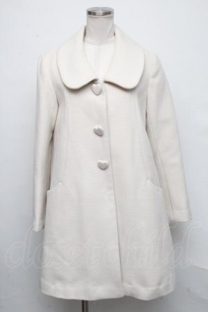 画像: Secret Honey / COAT ハートボタンショートコート  オフ S-24-09-09-048-CA-CO-AS-ZS