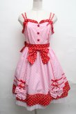 画像1: Angelic Pretty / Candy Popジャンパースカート  ピンクｘ赤 S-24-09-14-070-AP-OP-AS-ZS (1)