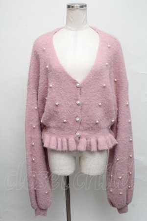 画像: Swankiss / JF valentine knit F ピンク S-24-09-15-024-CA-TO-SZ-ZS