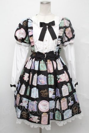 画像: Angelic Pretty / Memorial Tea Museumワンピース  黒 S-24-09-19-040-AP-OP-AS-ZS