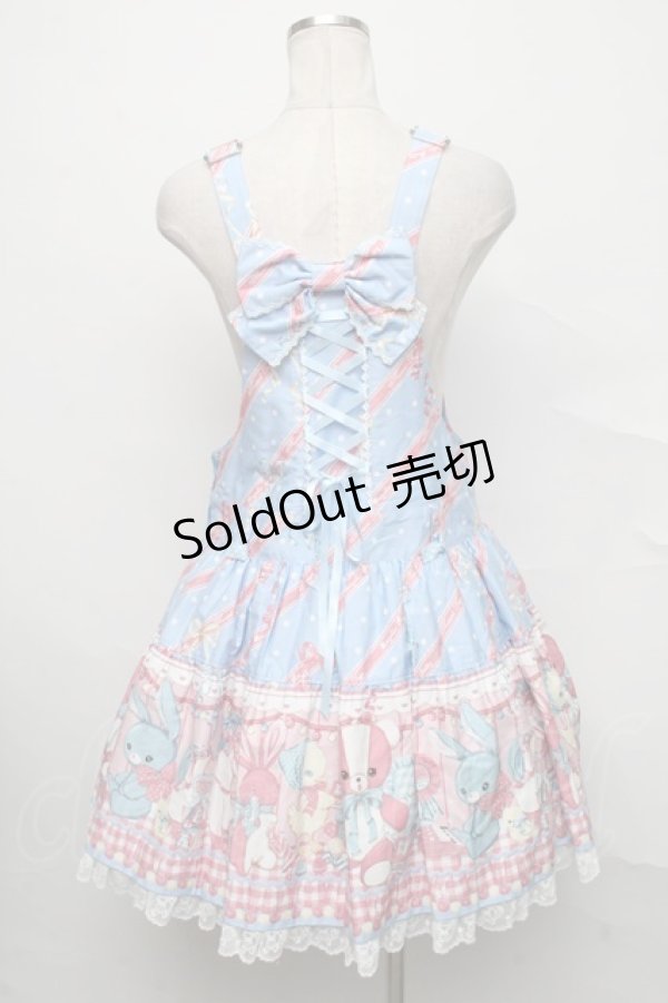 画像2: Angelic Pretty / MELODY TOYSサロペット  サックス S-24-09-24-072-AP-OP-HR-ZS (2)