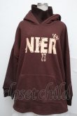 画像1: NieR Clothing / レイヤードデザインパーカー  ブラウン S-24-09-26-046-PU-TO-AS-ZS (1)