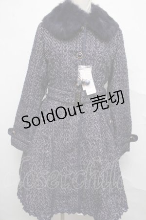 画像: axes femme / COAT フレアコート  紺 S-24-09-26-049-AX-CO-AS-ZS