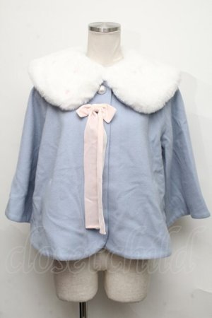 画像: Angelic Pretty / COATDollyケープコート  サックス S-24-10-05-035-AP-CO-AS-ZS