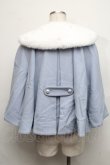 画像2: Angelic Pretty / COATDollyケープコート  サックス S-24-10-05-035-AP-CO-AS-ZS (2)