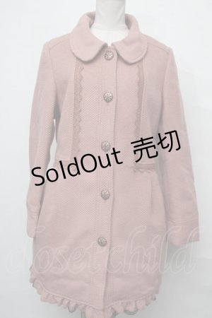 画像: axes femme / COAT ツイードコート  ピンク S-24-10-07-039-AX-CO-AS-ZS