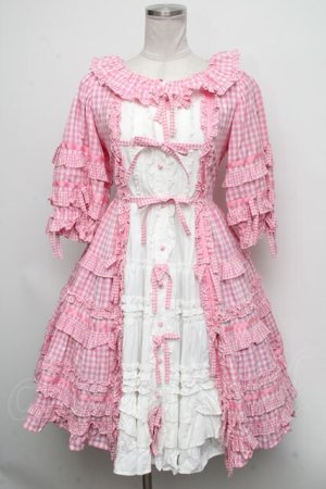 画像: Angelic Pretty / Little Houseワンピース  ピンク S-24-10-15-045-AP-OP-HR-ZS