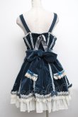 画像2: Angelic Pretty / エレガント別珍鳥籠ジャンパースカート  グリーン S-24-10-17-059-AP-OP-AS-ZS (2)