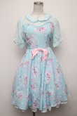 画像1: Angelic Pretty / Disney Crystal Dream Mermaid アリエル＆フランダーワンピース  サックス S-24-10-22-066-AP-OP-AS-ZS (1)