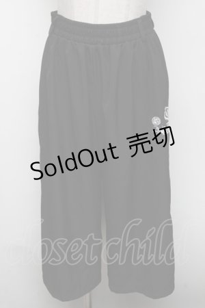 画像: NieR Clothing / サイドzipハーフパンツ  黒 S-24-10-24-069-PU-PA-HR-ZS