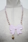 画像1: Angelic Pretty / キャンディリボンネックレス  ラベンダー S-24-11-23-044-AP-AC-AS-ZS (1)