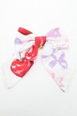 画像1: Angelic Pretty / Wrapping Cherryリボンクリップ  白 S-24-11-25-011-AP-ZA-HR-ZS (1)