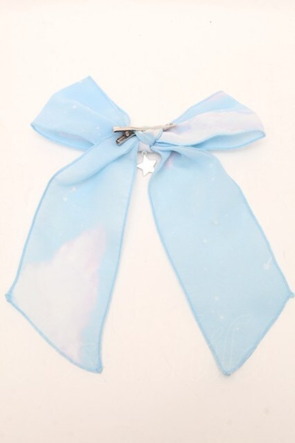 画像2: Angelic Pretty / Misty Skyリボンクリップ  サックス S-24-11-25-012-AP-AC-HR-ZS (2)