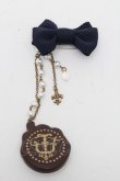 画像1: Angelic Pretty / Melt Crown Chocolateブローチ  紺 S-24-11-25-003-AP-AC-AS-ZS (1)