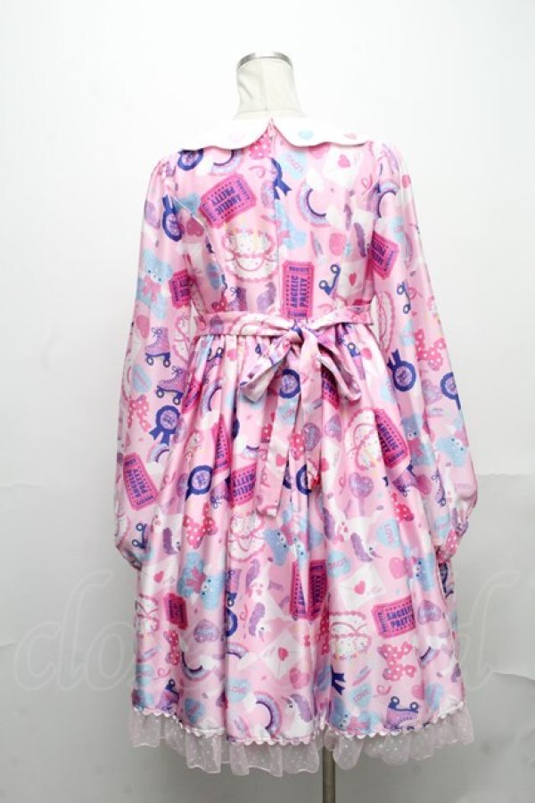 画像2: Angelic Pretty / Girly Stickerワンピース  ピンク S-24-11-29-049-AP-OP-HR-ZS (2)