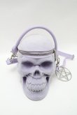 画像2: KILLSTAR / Grave Digger Skull Handbag  パープル S-24-11-29-012-PU-BG-HR-ZS (2)