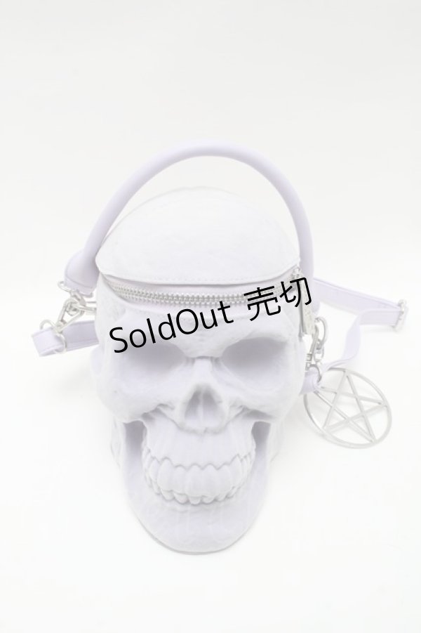 画像2: KILLSTAR / Grave Digger Skull Handbag  パープル S-24-11-29-012-PU-BG-HR-ZS (2)